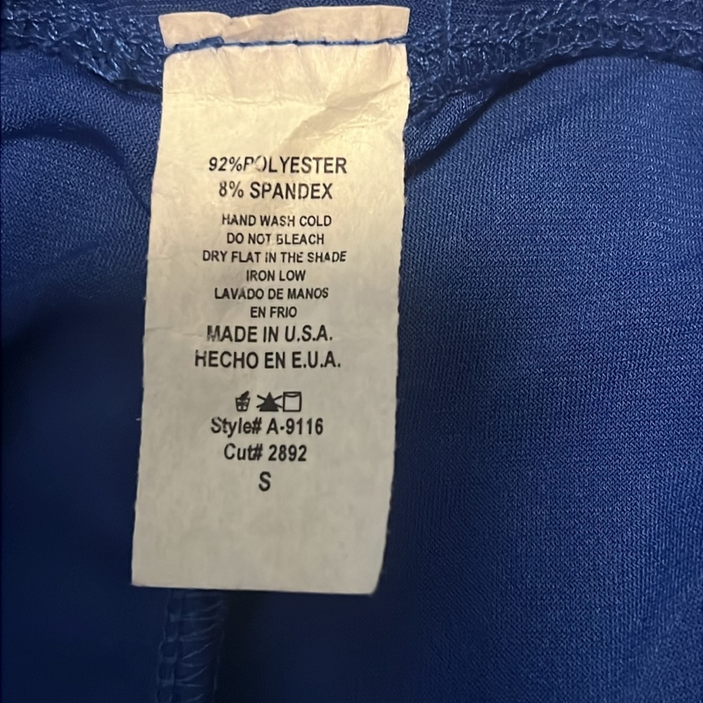 Women's Blue Sleeveless 2piece Short set - Picture 5 of 5